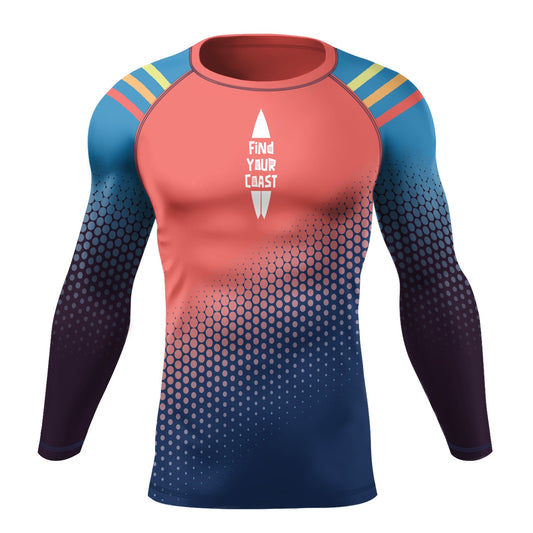 Find Your Coast® Surfer's Paradise UPF Rash Guard