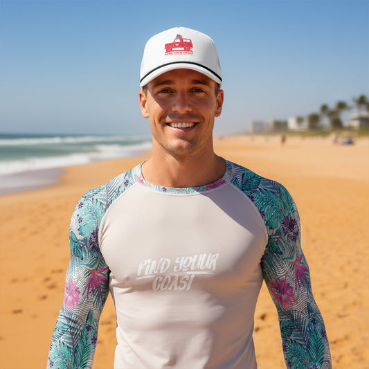 Find Your Coast® Tropical Sleeve UPF 50+ Rash Guard