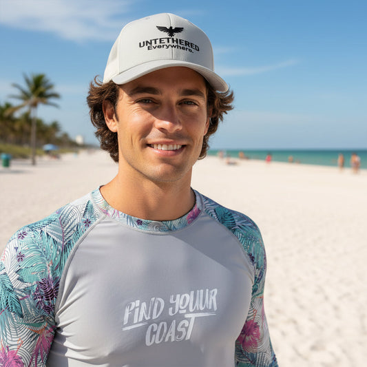 Find Your Coast® Tropical Sleeve UPF 50+ Rash Guard