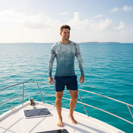 Find Your Coast® Camo Rash Guard UPF 50+